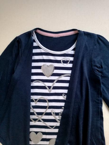 Tričko s trblietavou aplikáciou, veľ. 116/122, 122