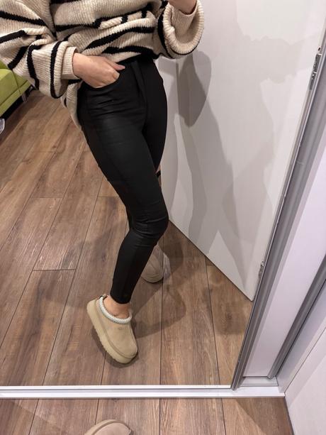 Vero moda kožené nohavice, vero moda,s