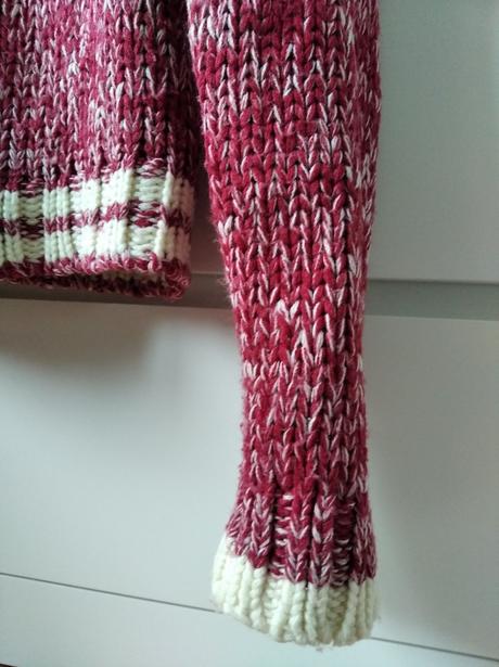 Pletený rolák, fishbone,s
