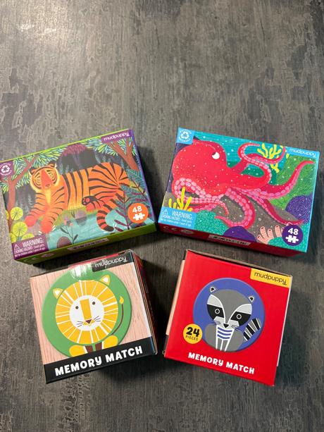 Mudpuppy detske puzzle a pexesa,