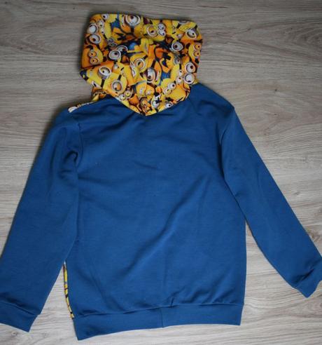 Detská mikina s kapucňou a zipsom - na objednávku., 116 / 122 / 128