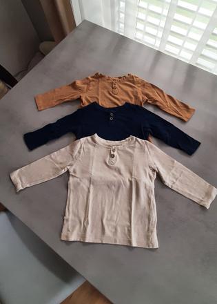 3x tričko, h&m,92