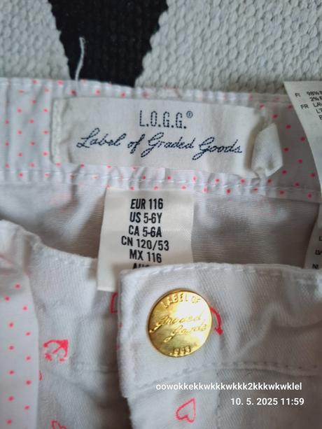 Letné nohavice, h&m,116