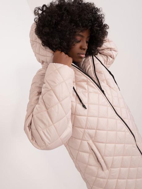 Dámska prechodná bunda hana pudrová, l / m / s / xl