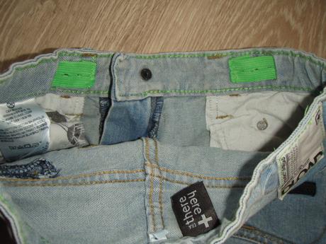 Riflové krátke nohavice, c&a,134