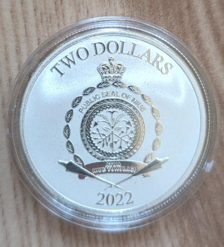 Strieborná minca 2022 niue bu 1 oz ag grogu,