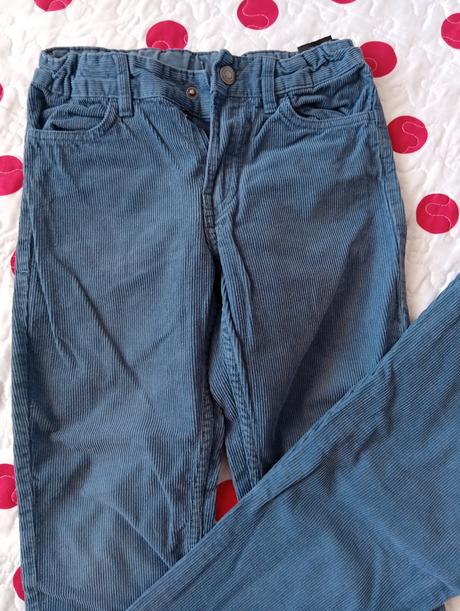 Menčestrové nohavice, h&m,134