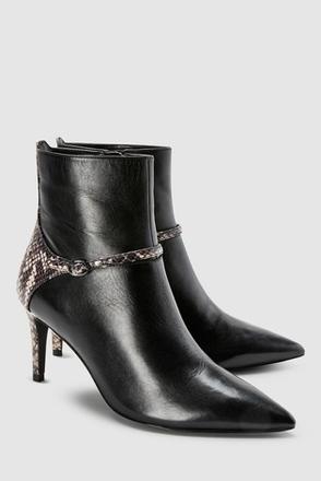 Kožené čižmy s opätkom, next,41