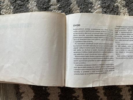 Pretekové automobily-prvé vyd.1989, 