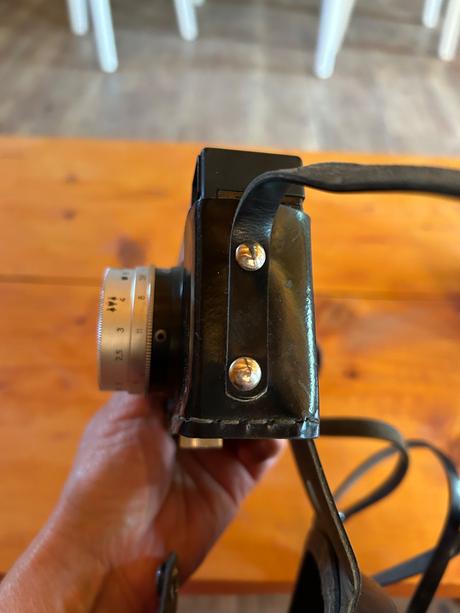 Parádny retro fotoaparát,