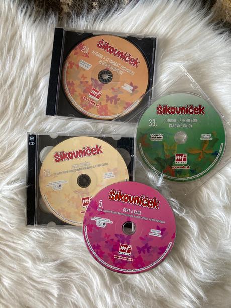 Šikovníček rozprávkové cd 4ks, 
