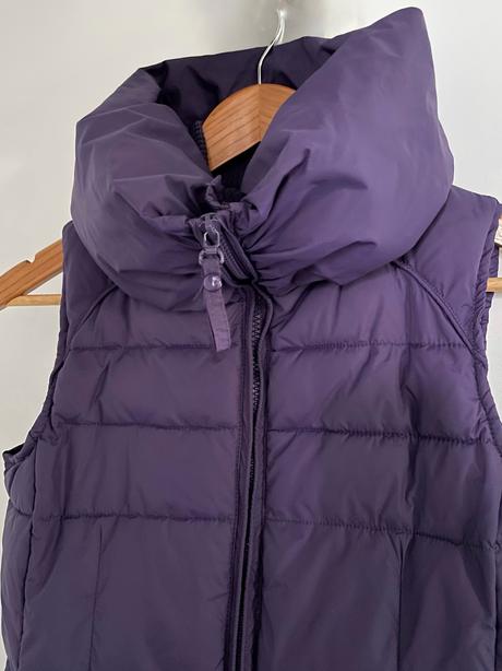 Volcano fialová vatovaná vesta veľkosti xs, xs