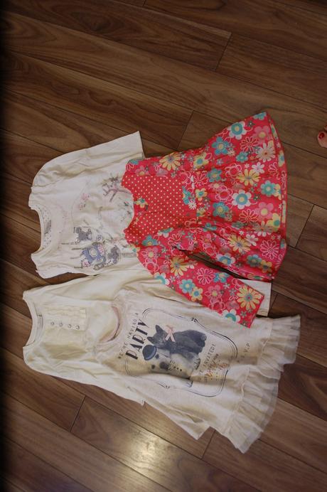 Tričká s dlhým rukávom 104 cm  3ks next, 1ks m&s, next,104