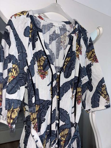 Ľanové šaty h&m 34, h&m,34 / xs