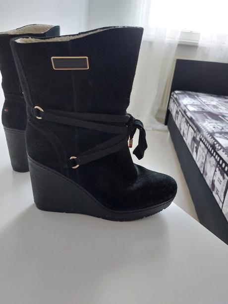 Čižmy na platforme tommy hilfiger, tommy hilfiger,37