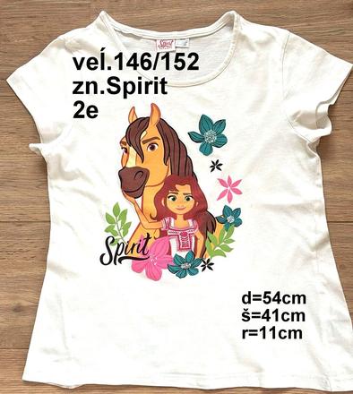 Dievčenské tričko veĺ.146/152, zn.spirit, 146