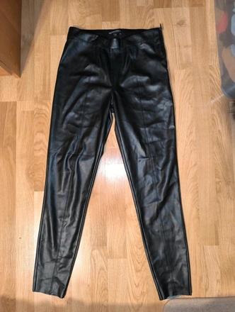 Dámske koženkové legíny first class, s