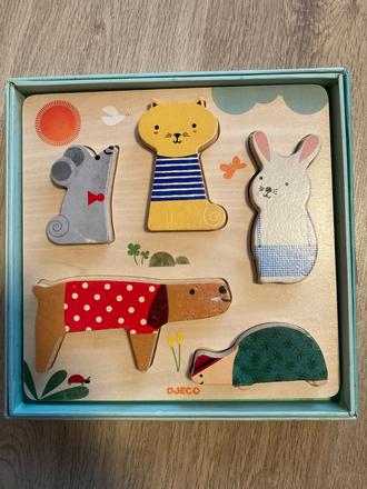 Djeco drevená vkladačka, 