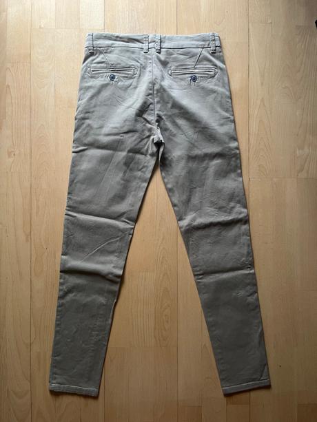 Stylove elegantne nohavice pre skolaka 12 r., original marines,158