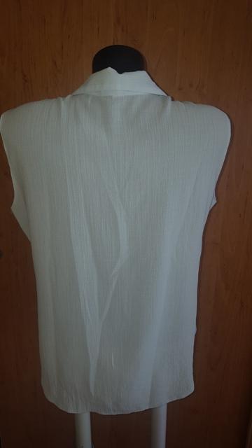 Bledomodrý blúzkový top, m