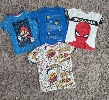 Chlapčenské tričká kr 4ks, 122