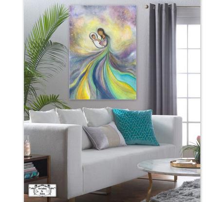 "materinská láska" maľba,