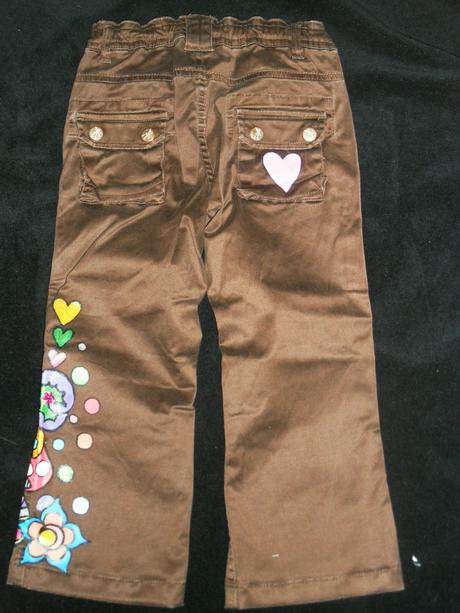 Obrázkové nohavice, h&m,104