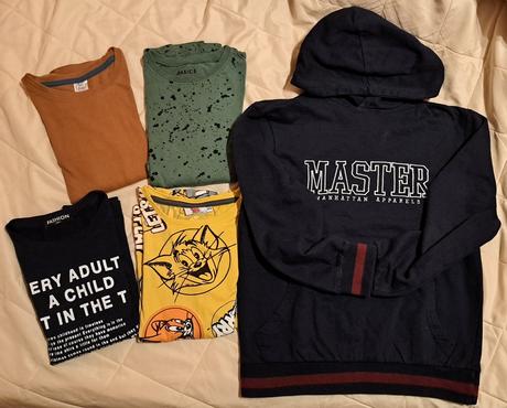 Balík oblečenia 128 - 134, 122–134