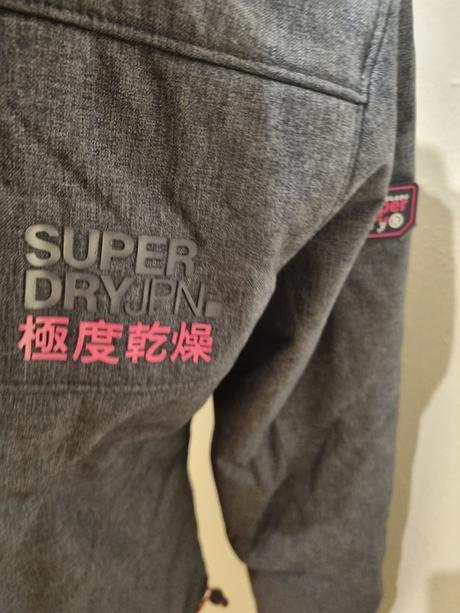 Modro-ružová športová bunda superdry s, superdry,s