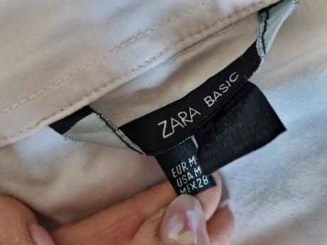 Bledoružová blúzka zara 38, zara,38