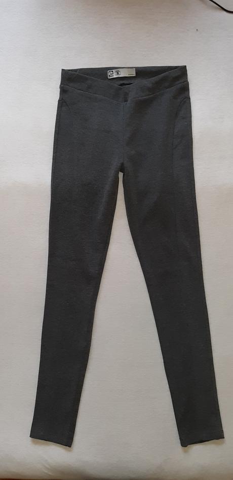 Šedé pevné legíny, kenvelo,s