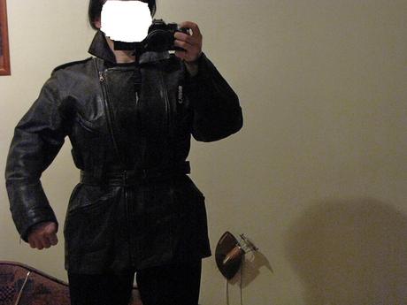 Kožená bunda flying wear, m