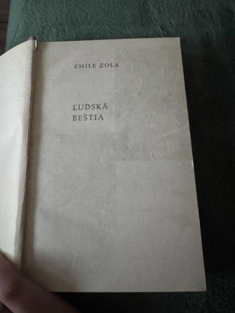 Zola emile. ľudská beštia,