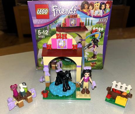 Lego friends - kúpeľ pre žriebätko - komplet, 