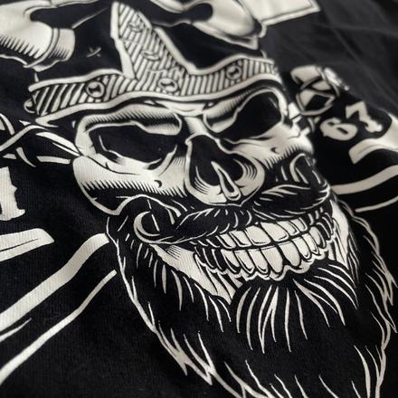 Metal / viking / streetwear tričko viking skull, sol's,xl