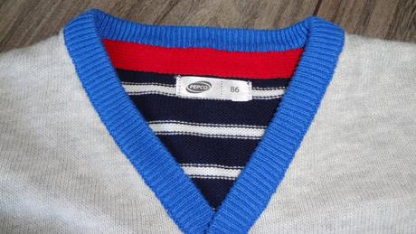 Pásikavý sveter na zapínanie v.86, pepco,86