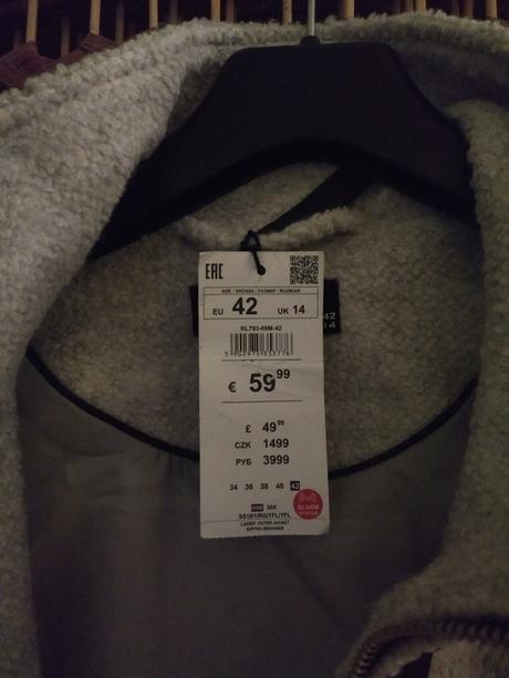 Nový jesenný jarný kabát., reserved,42