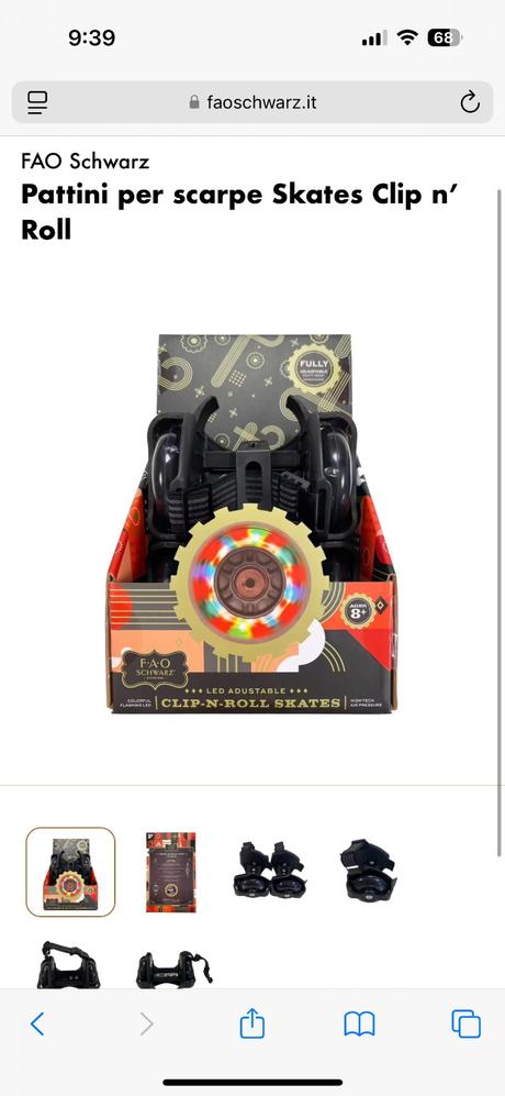 Kolieskove korcule svietiace,