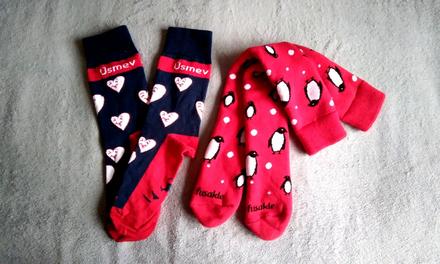 Ponožky fusakle podkolienky veľkosť 36-40 pinguin, 38