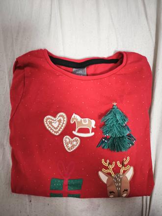 Tričko vianočné, 128