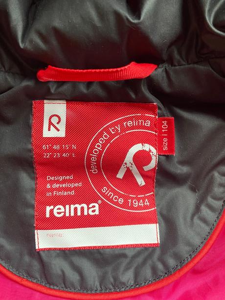 Reima páperová bunda, reima,104