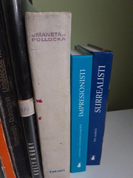 Knihy o umení-maliarskom a iné, 