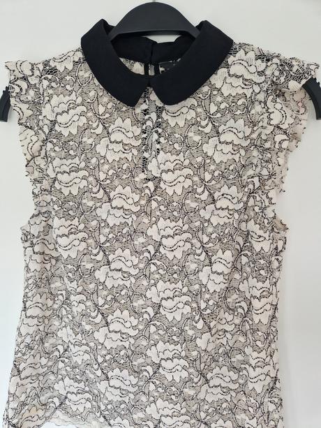 Zara - čipkovaný top 2+1 zadarmo, zara,s