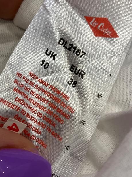 Dámske krémové tričko s potlačou a nápisom (38), lee cooper,m