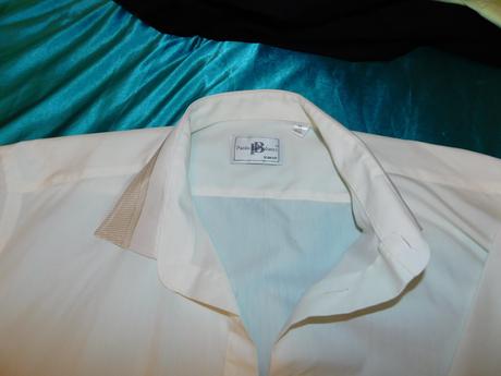 Slim fit košeľa ozdobný golier/manžety xl 42/43, xl