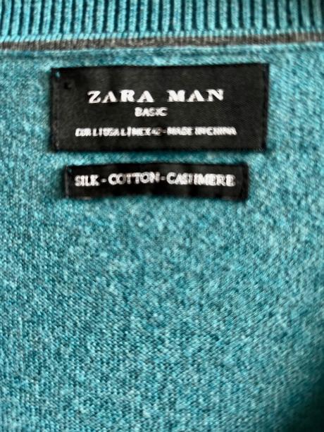 Zara pulover s hodvábom + kašmírom vel.l, zara,l