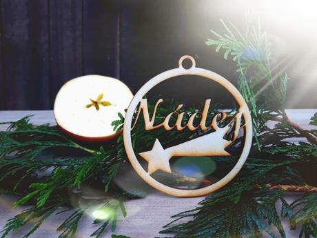 Vianočne ozdoby - drevené, 