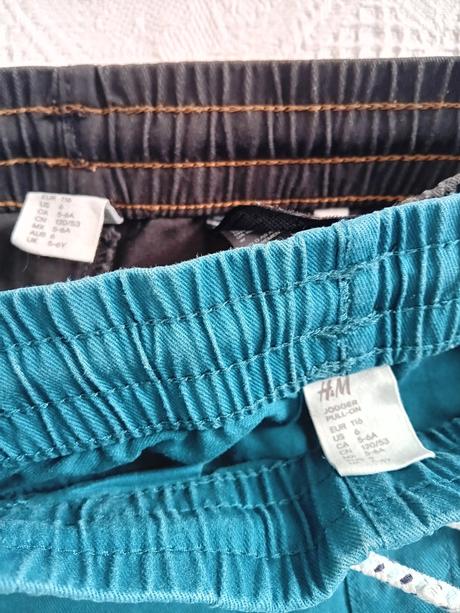 Chlapčenské nohavice 2ks, h&m,116