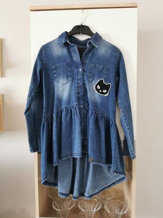 Džínsová košeľa all for kids, 140