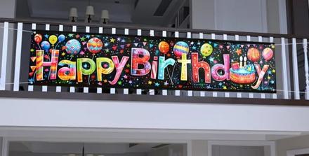 Dekoracia na narodeniny 200cmx 45cm, 